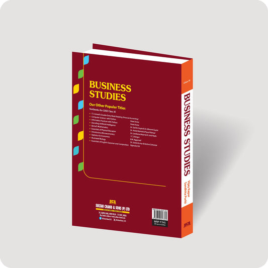 Business Studies book for CBSE Class 11