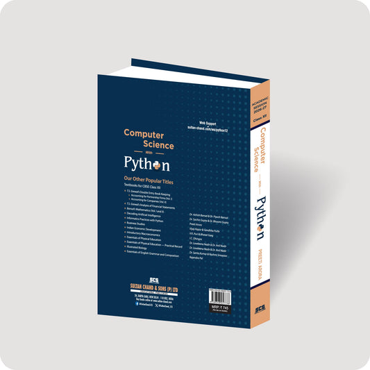 Computer Science with Python Book for Class 12