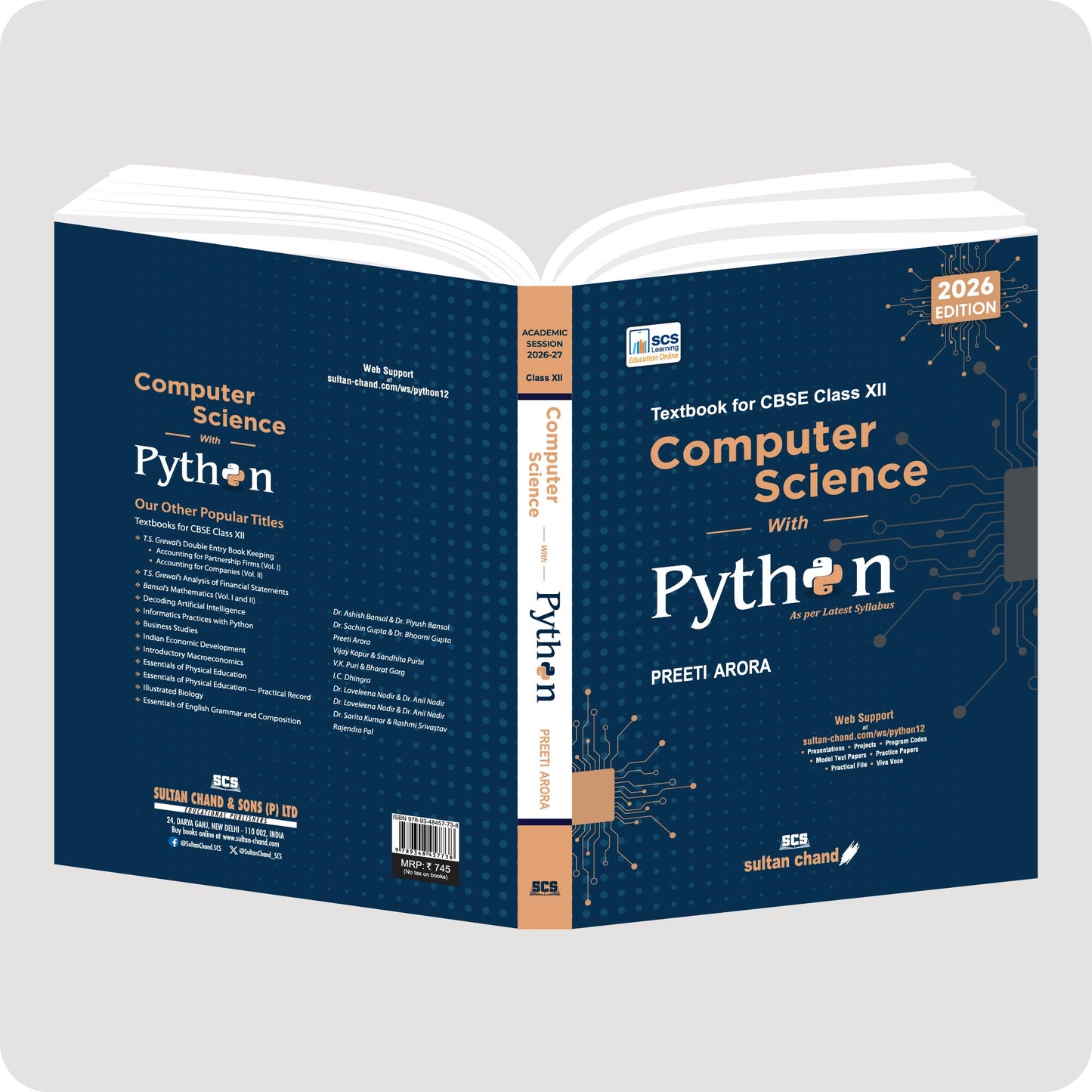 CS with Python TEXTBook for CBSE Class 12