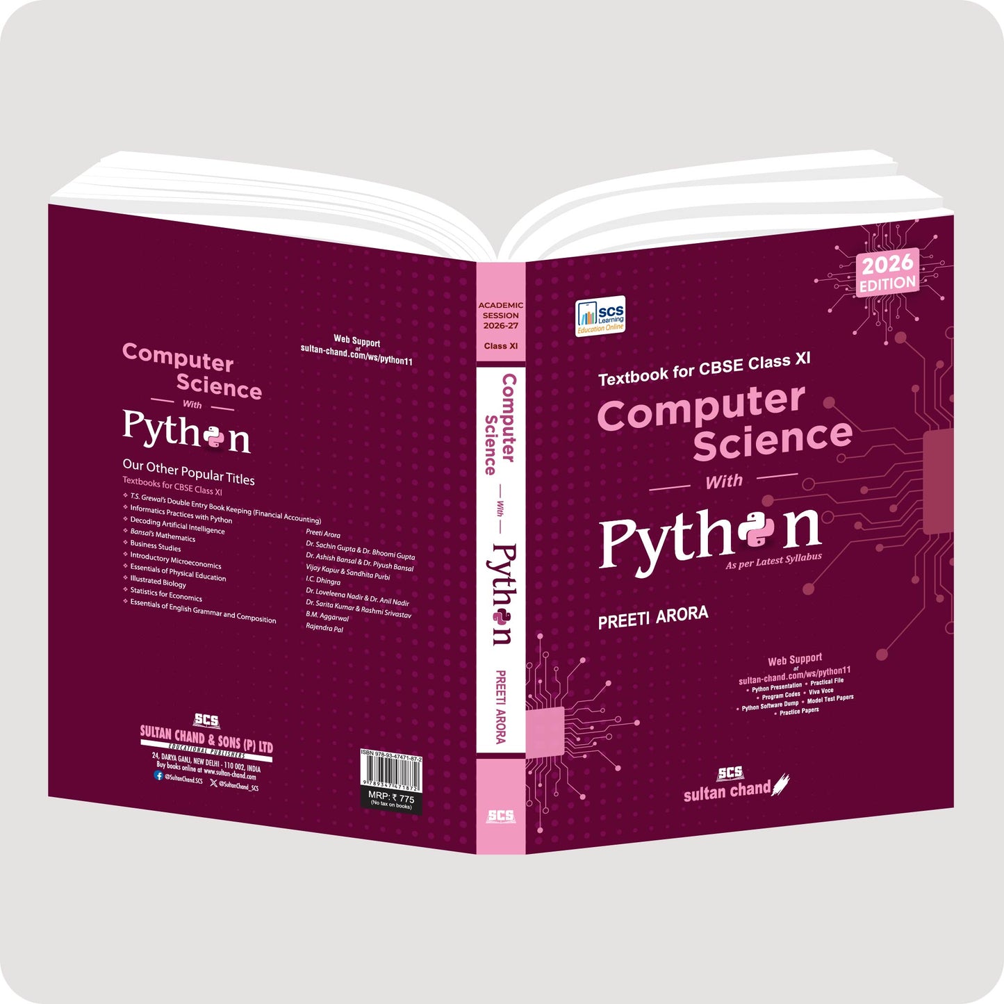 CS with Python textbook for Class 11