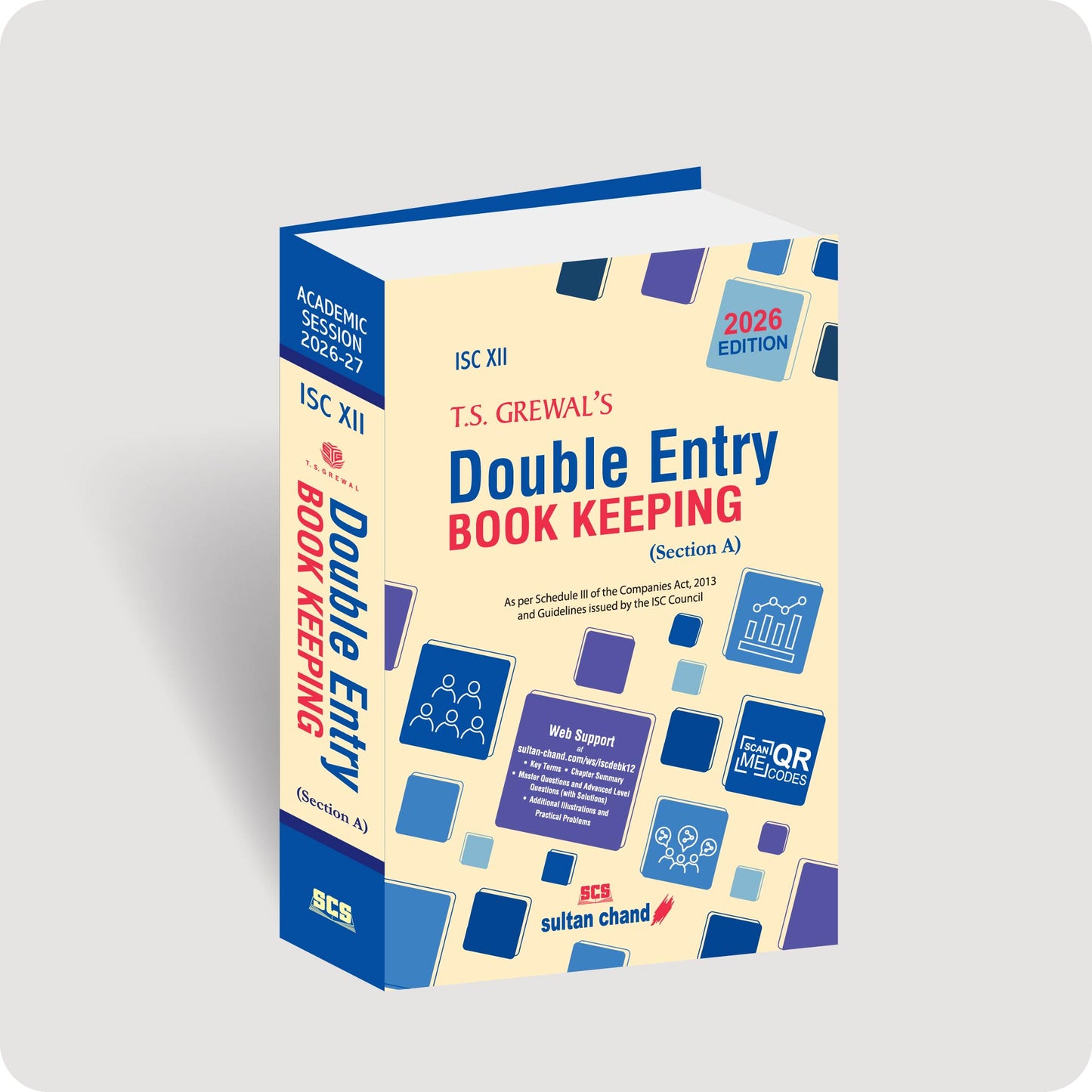 T.S. Grewal's Double Entry Book Keeping (Section A) - Textbook for ISC Class XII (2026-27 Session)