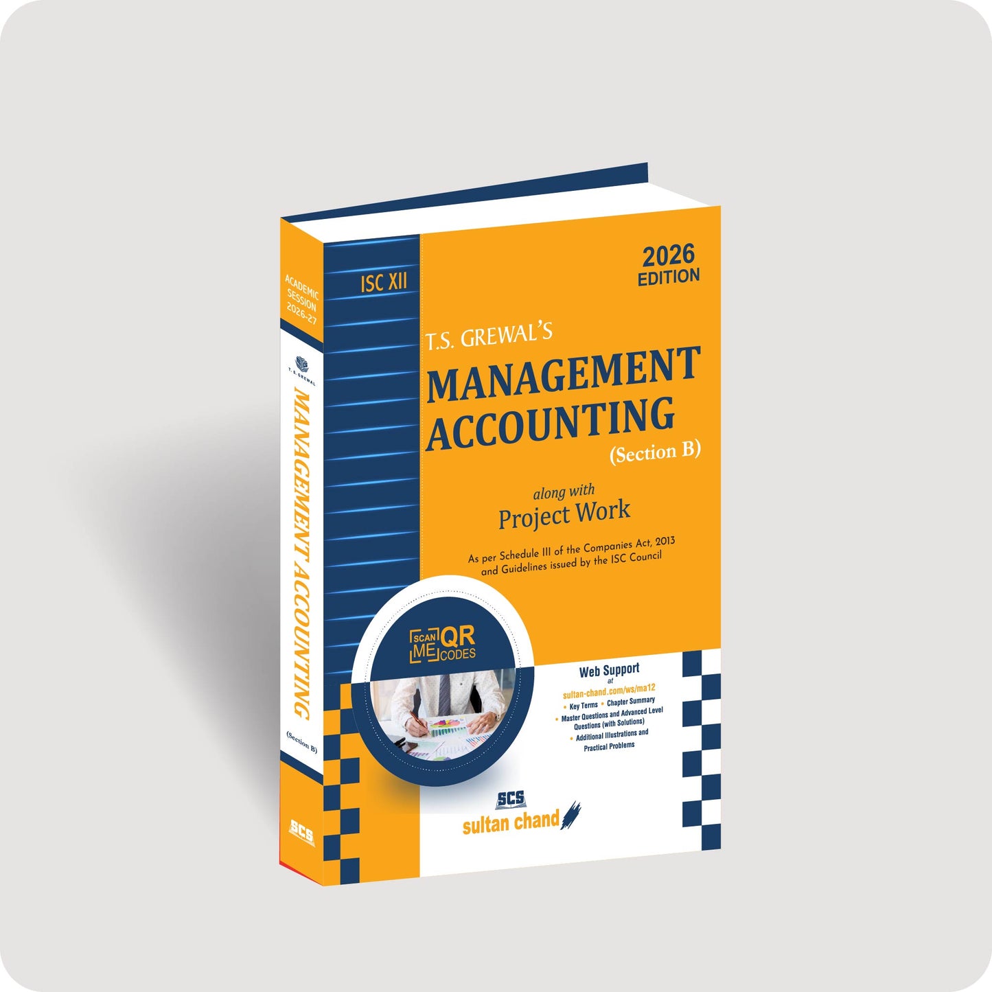 T.S. Grewal's Management Accounting (Section B) - Textbook for ISC Class XII (2026-27 Session)