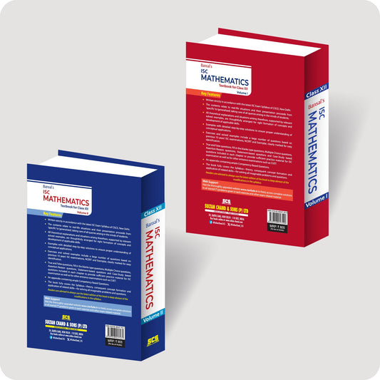 Bansal's ISC Maths Textbook for Class 12 - Vol. I & II