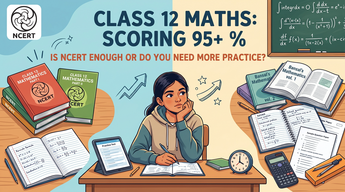 Scoring 95+ in Class 12 Maths: Is NCERT Enough?
