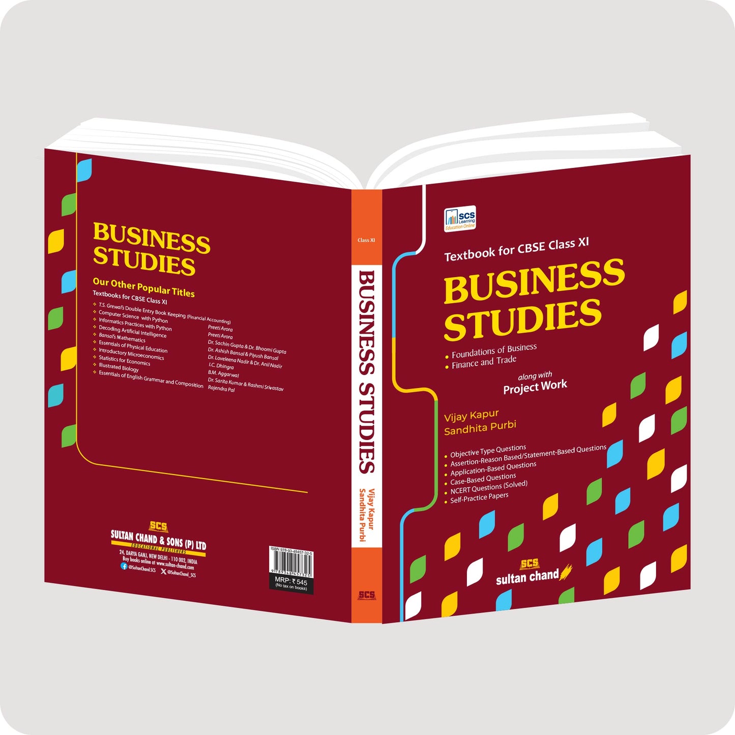 Business Studies book for Class 11