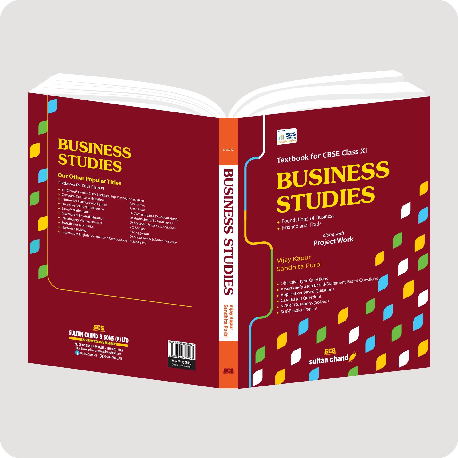 Business Studies book for Class 11