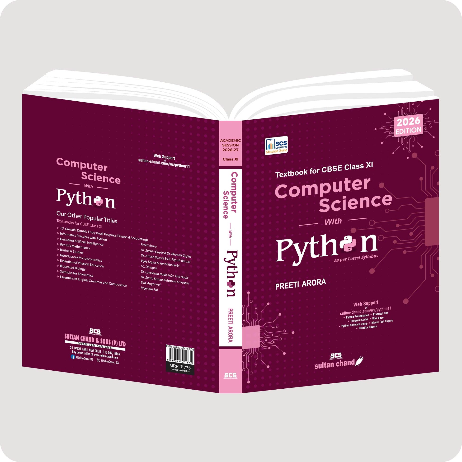 CS with Python textbook for Class 11