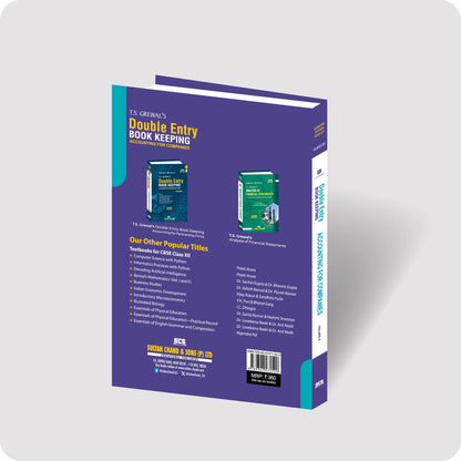 T.S. Grewal's Double Entry Book Keeping (Vol. 2) book for CBSE Class 12 