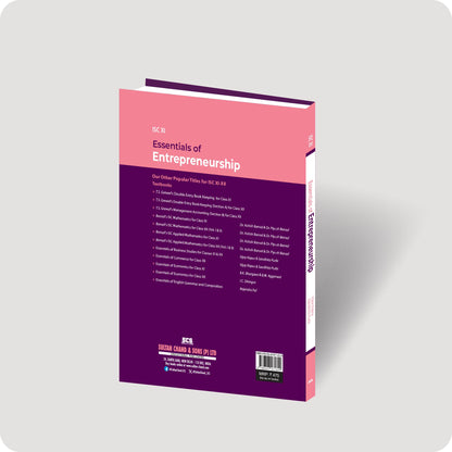 ISC Entrepreneurship book Class 11