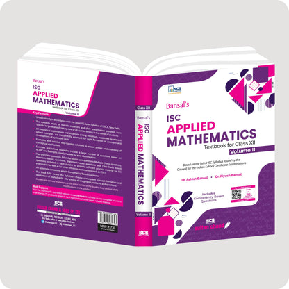 Bansal's Applied Maths book for ISC Class XII - Vol. 2