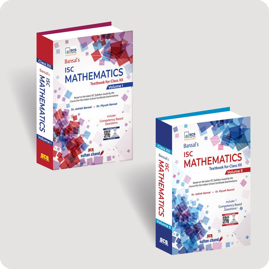 Bansal's Mathematics: Textbook for ISC Class 12 [Vol. I & II] (2026 Edition)