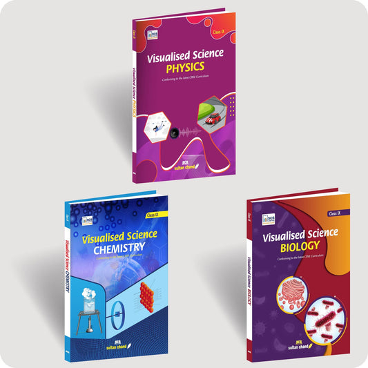 CBSE Class 9 Science Book Set: Physics, Chemistry & Biology (Visualised Science)